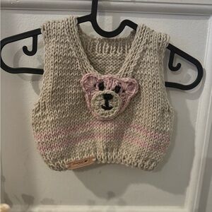 Handmade. Sweater. Carefully knitted for your lovely baby.